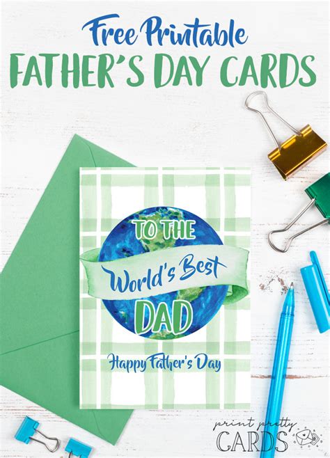 Free Printable Fathers Day Cards | Print Pretty Cards