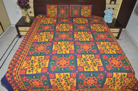 Cotton Double Kantha Bed Sheet Size Cms At Rs Piece In Jaipur