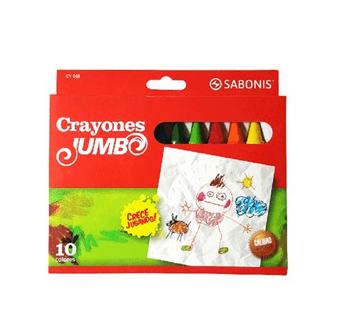 Crayones Colores Jumbo Sabonis Librer A Papeler A Brasil Bolivia