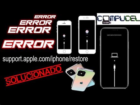 C Mo Solucionar Error Support Apple Iphone Restore Error Conecte