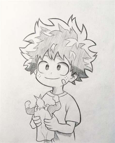 A Drawing Of A Boy Holding A Star In His Right Hand And Looking At The