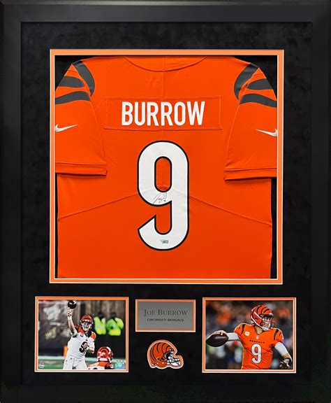 Joe Burrow Autograph Jersey Cincinnati Bengals Orange Limited Jersey ...