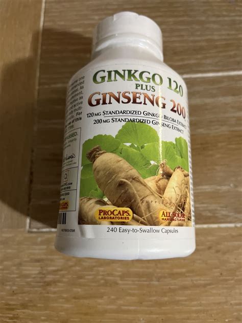 Andrew Lessman Procaps Ginkgo 120 Plus Ginseng 200 240 Capsules 05 30 2024 Ebay