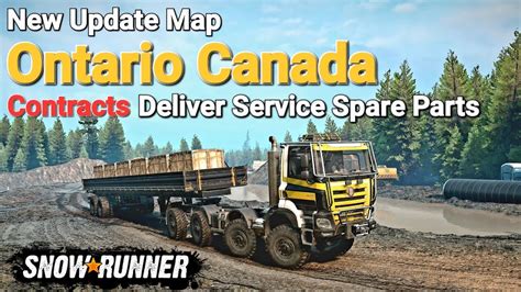 New Update Map Ontario Canada Contracts Deliver Service Spare Parts