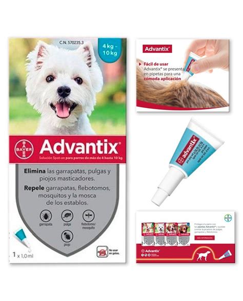 Advantix pipetas antiparasitarias perro Envió domicilio