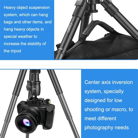 Qingzhuangshidai Q3110 Aluminum Mini Portable Desktop Action Camera Tripod