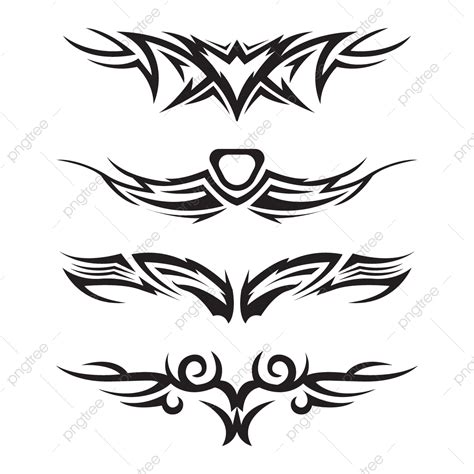 Tribal Tattoo Collection, Tribal, Tatto, Tribal Art PNG and Vector with ...