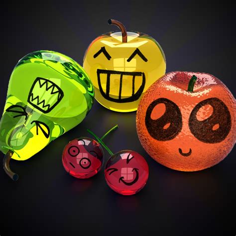 Funny Fruits Cool Wallpaper