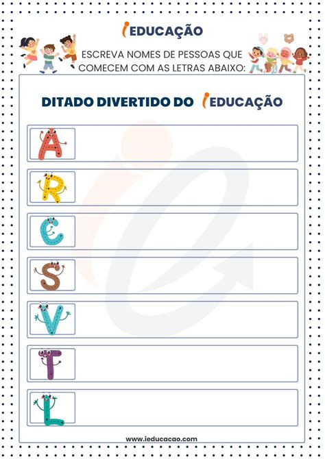 Ditado De Palavras Simples - 7
