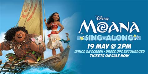 Moana Sing Along At Limelight Cinemas Outincanberra