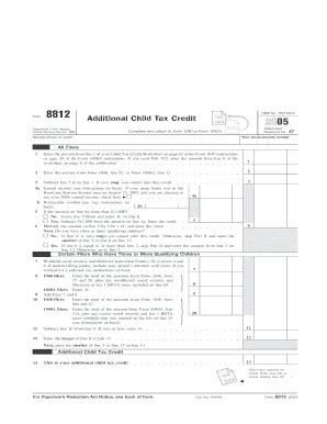 Irs Form 8812 Fill Out And Sign Printable PDF Template AirSlate SignNow