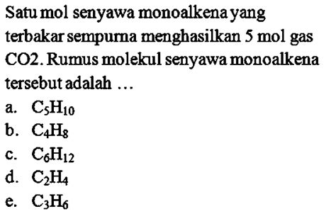 Kumpulan Contoh Soal Struktur Dan Tata Nama Alkana Alkena Dan Alkuna