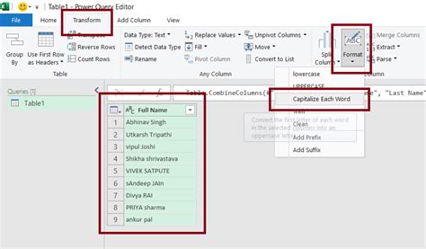 Text Modifications With Power Query In Excel GeeksforGeeks