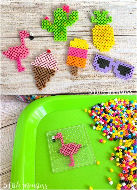 Easy Summer Perler Bead Patterns Krysanthe Fuse Beads Patterns