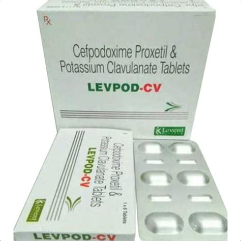 Cefpodoxime Proxetil And Potassium Clavulanate Tablets Generic Drugs At Best Price In Surat