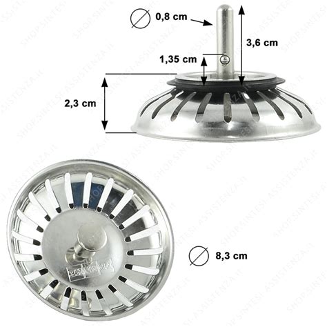 Tappo Cestello Basket Per Lavello Franke Diam Cm Originale