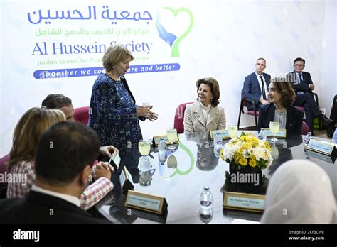 S R H Prinzessin Majda Und S M K Nigin Silvia Bei Der Al Hussein