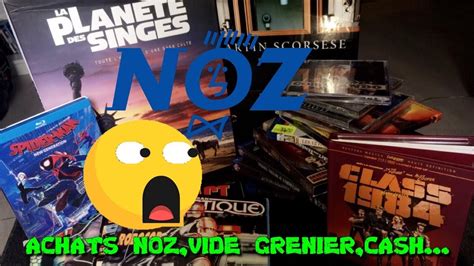 Achats NOZ VIDE GRENIER 86 Bluray DVD B O Figurines YouTube