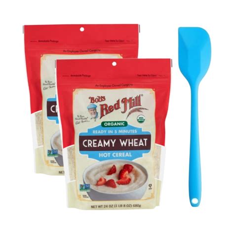 Bob S Red Mill Non GMO Organic Creamy Wheat Hot Cereal Oz Shelf Stable Bag Pack And In