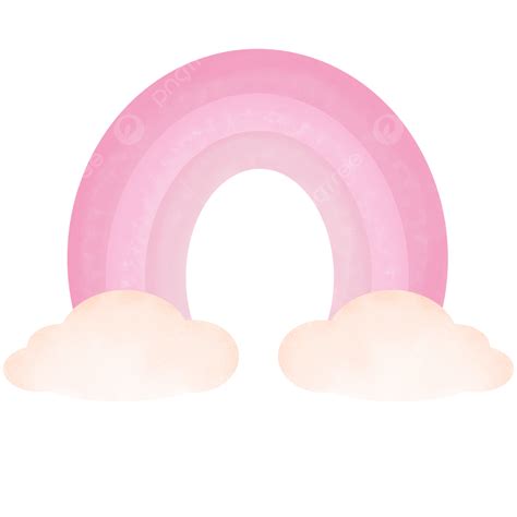 Pink Rainbow, Pink, Rainbow, Cute PNG Transparent Clipart Image and PSD File for Free Download