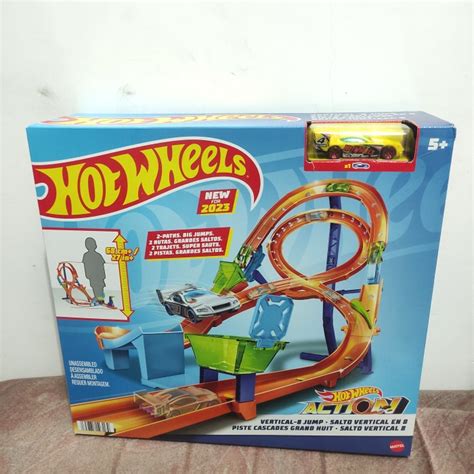Jual LSF Hot Wheels Action Vertical 8 Jump Track Set Shopee Indonesia