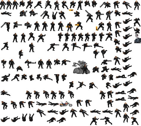 The Terminator Sprite Sheet By Jayhyperstarx On Deviantart