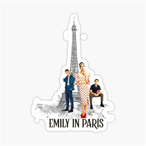 Emily In Paris Sticker For Sale By Nomadlilyshop Redbubble