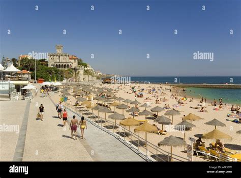 Lisbon Coast, Estoril Beach Stock Photo - Alamy