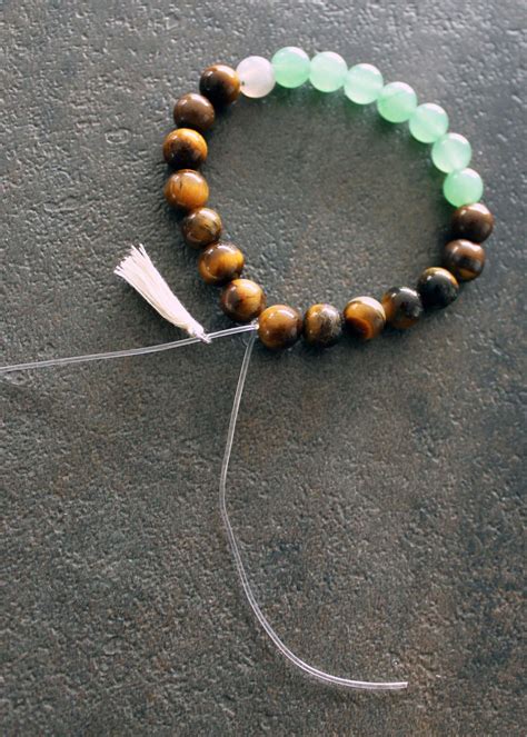 Diy Crystal Elastic Beaded Bracelets Make Your Own Stone Bracelets