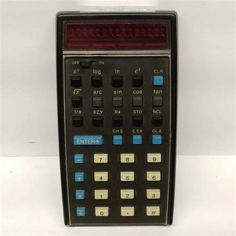 Hewlett Packard Rare Vintage Scientific Calculator Untested Milton