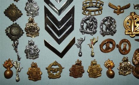 South African Army Collection Of 64 South African Military Badges Was