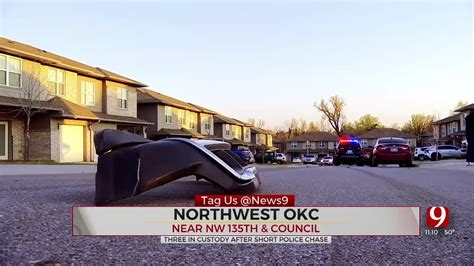 3 Detained After Short Police Chase In Nw Okc