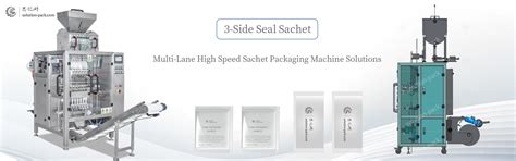 High Speed 3 Side Seal Sachet Packing Machine Solutions Solution Pack