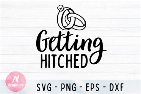 Getting Hitched SVG Graphic By AN Graphics Creative Fabrica