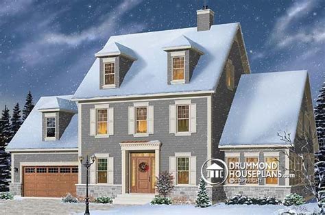 House Plan Of The Week Colonial Classic With Flexible Attic