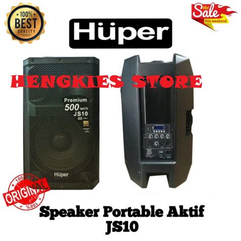 Jual SPEAKER AKTIF HUPER JS10 SPEAKER AKTIF HUPER 15INCH JS 10 ORIGINAL