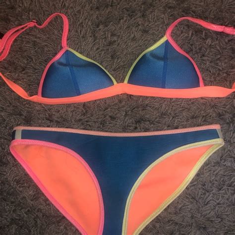 Triangl Swimwear Swim Neon Triangl Bikini Poshmark