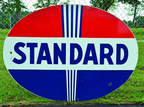 A Large Sinclair Porcelain Service Station Sign Dated 5 2 18 18ft