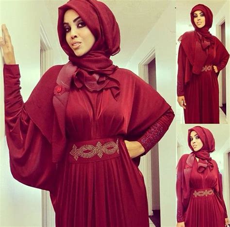 Red Outfit With Match Hijab Lovin It Red Evening Dress Fashion Hijab Fashion Inspiration