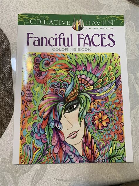 Fanciful Faces Coloring Pages