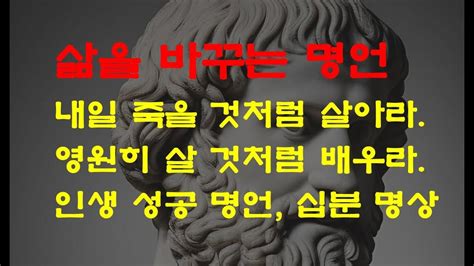 삶이 힘들고 지칠때 듣는 명언록 ㅣ 동기부여 ㅣ 성공 격려 ㅣ 계속 들으면 좋은 명상 글 ㅣ 인생 철학 ㅣ 좋은글 ㅣ 인생조언