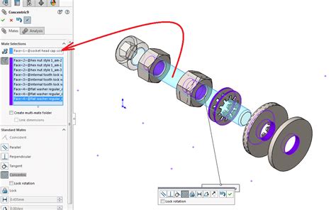 Solidworks Multiple Mate Mode