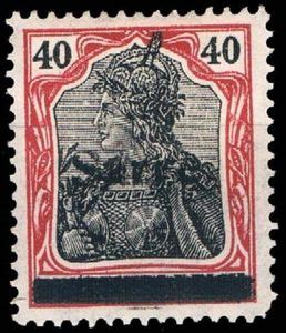 Stamp Germania Overprint Sarre Germany Saarland French Occupation