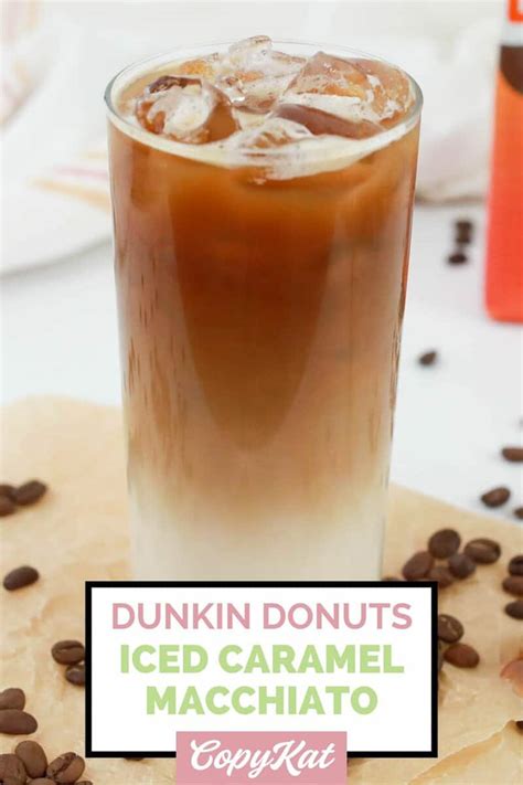 Dunkin Donuts Iced Caramel Macchiato The Greatest Barbecue Recipes