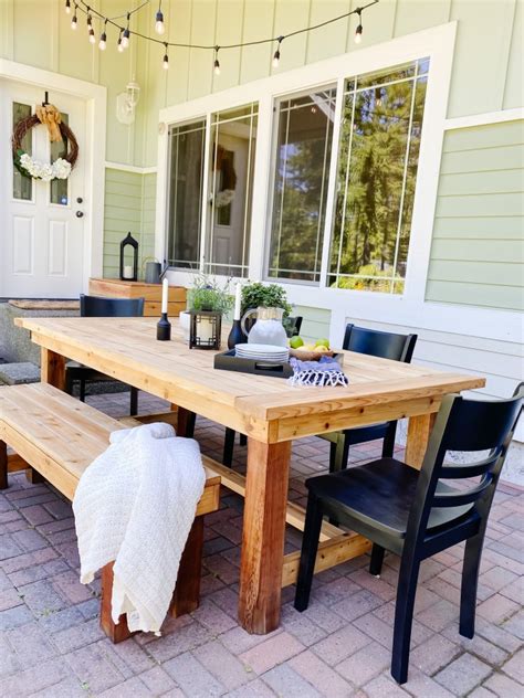 create  outdoor dining area   budget