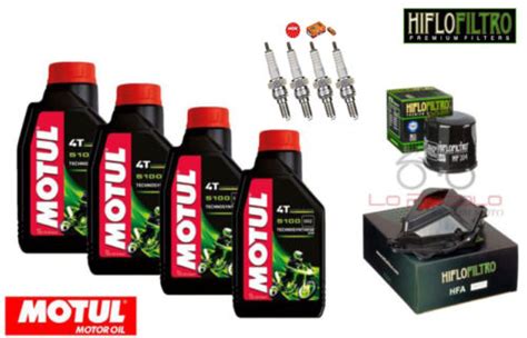 KIT TAGLIANDO OLIO MOTUL 5100 FILTRI E CANDELE YAMAHA YZF R6 600 2016