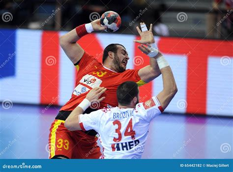 EHF EURO 2016 Croatia Macedonia Editorial Photography Image Of