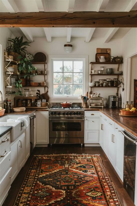 Add Warmth with Farmhouse Kitchen Rugs - Quiet Minimal