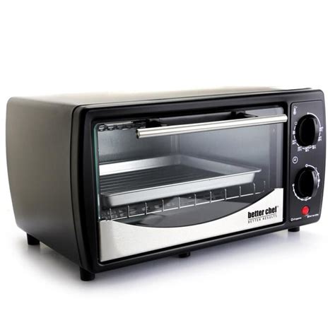 Better Chef 2 Slice Black Convection Toaster Oven 700 Watt In The