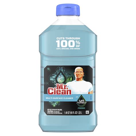 Mr Clean With Unstopables Fresh Scent Multi Surface Cleaner Liquid